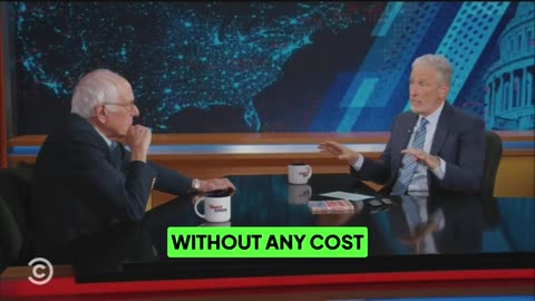 Jon Stewart surprises Bernie Sanders with a brutal fact