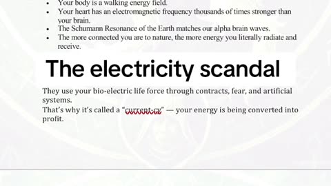 THE ELECTRICITY SCANDAL
