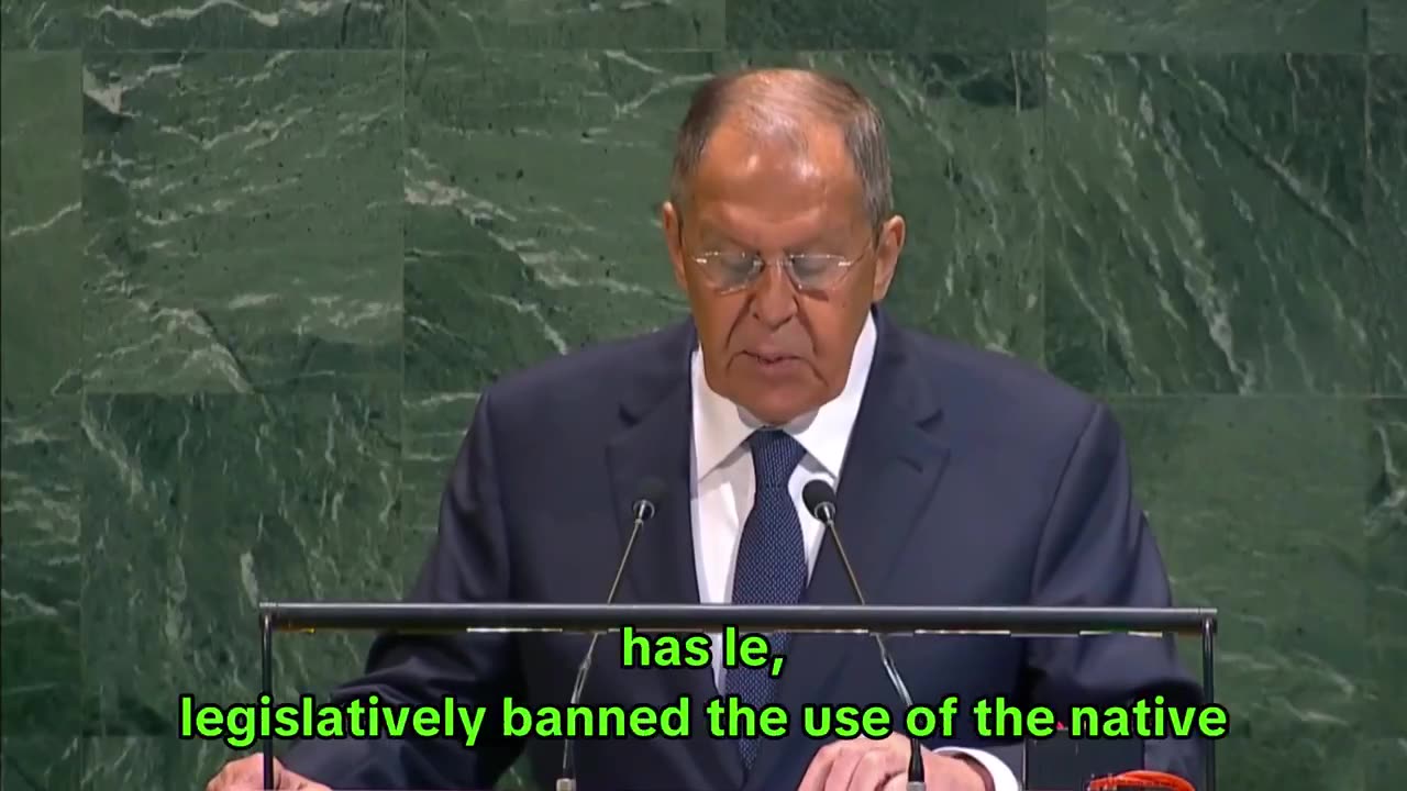 Ukraine is the only country to outlaw the native tongue of half its people