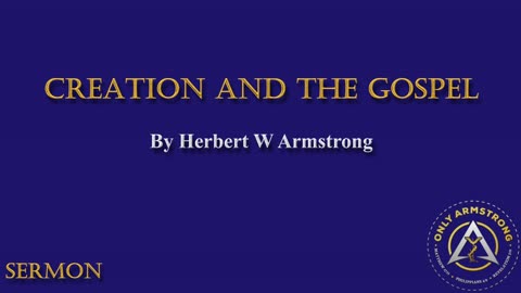 Creation and the Gospel