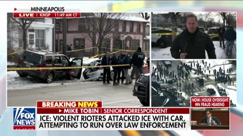 Leftist terrorist in Minneapolis tries RAMMING her vehicle into ICE agents, gets fatally shot