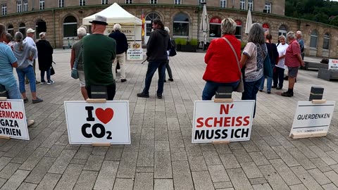 Werbung 💥 Mahnwache Nr. 264 💥 in Schwäbisch Gmünd am 07.10.2025