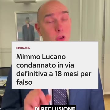 Morelli - Condanna a 18 mesi per falso per Mimmo Lucano (12.02.25)