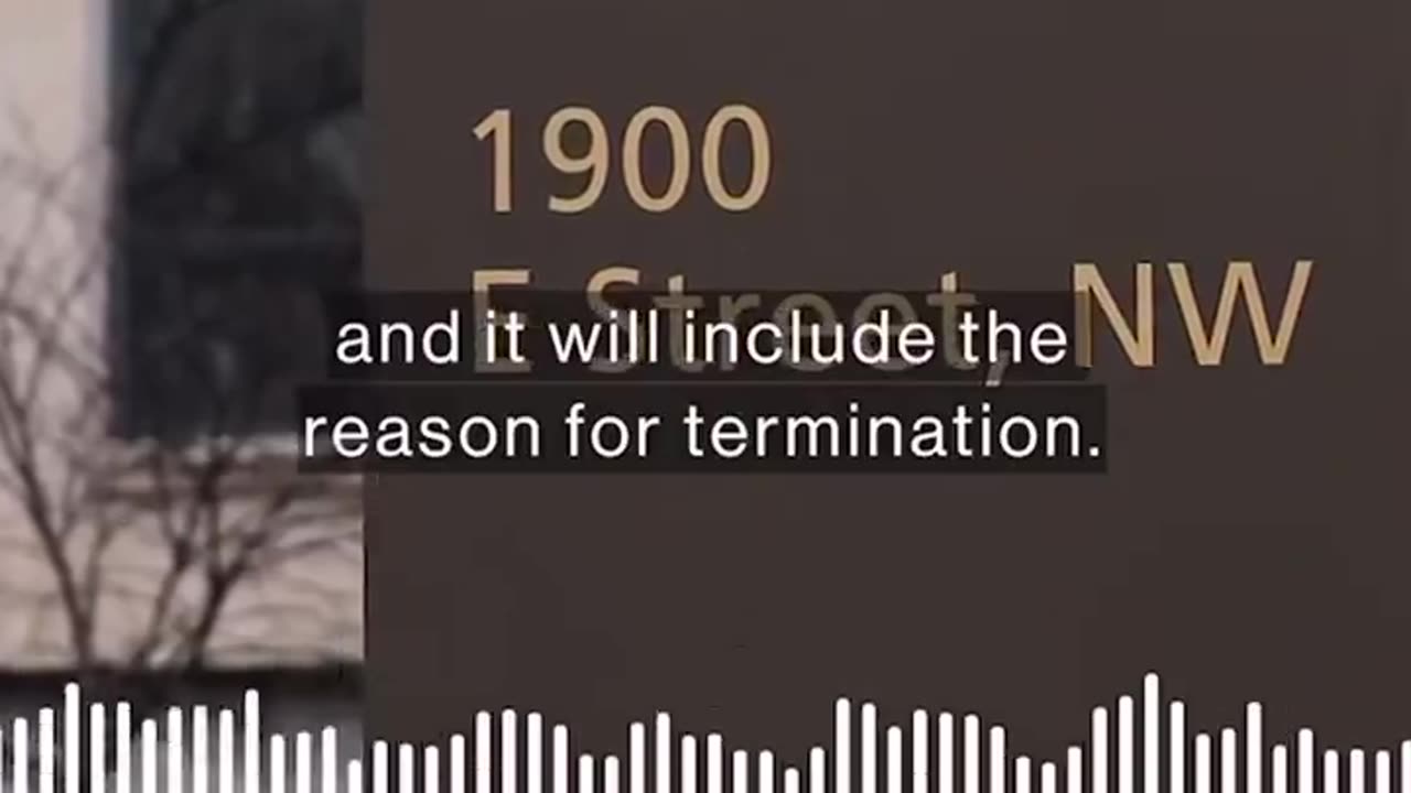 Audio released of termination message to OPM employees.