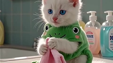 Frog Kitty Just Melted the Whole Internet! 🐸🐱💚✨