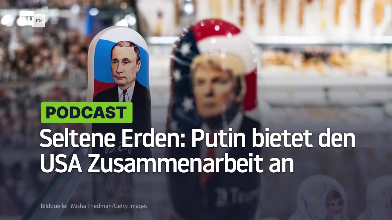 Seltene Erden: Putin bietet den USA Zusammenarbeit an - ohne überzogene Erwartungen