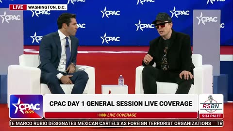 FULL INTERVIEW: Elon Musk CPAC 2025 Day One - 2/20/25