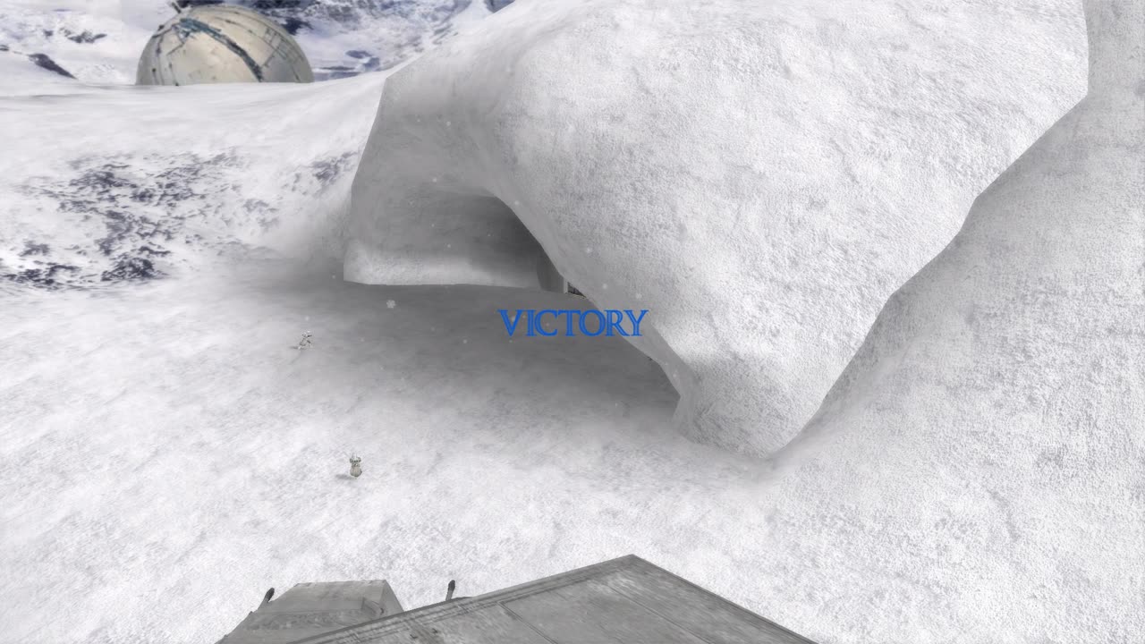 SWBF2 2005: Instant Action Conquest Empire Hoth Gameplay