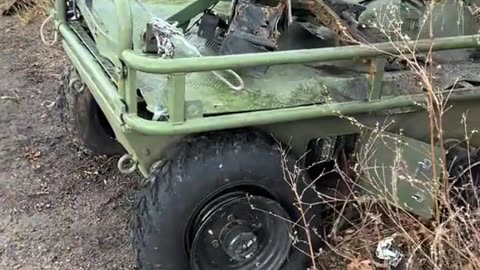 Another damaged and abandoned Ukrainian NRTK "Ris Pro".