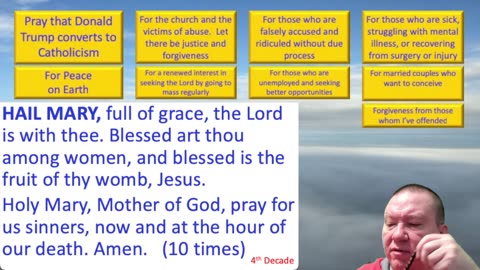 Mary's Daily Live Holy Rosary Prayer at 8:00 p.m. EDT 10/01/2025