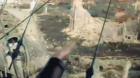 Spectacular Views from a Zeppelin of WW1 Devastations and Battlefields in 1919 in Color