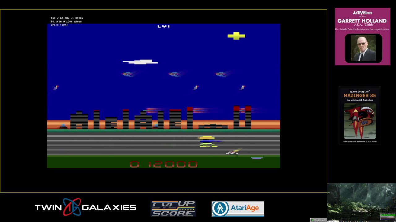 Atari 2600 EMU - Mazinger 85 - Game 1 X/X - 23,800