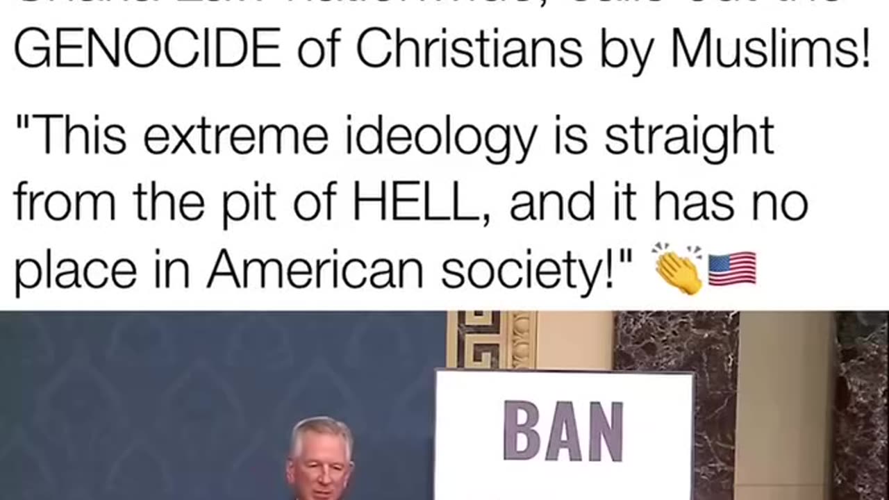 It's always great when we have a Rep speaking out against Satan.