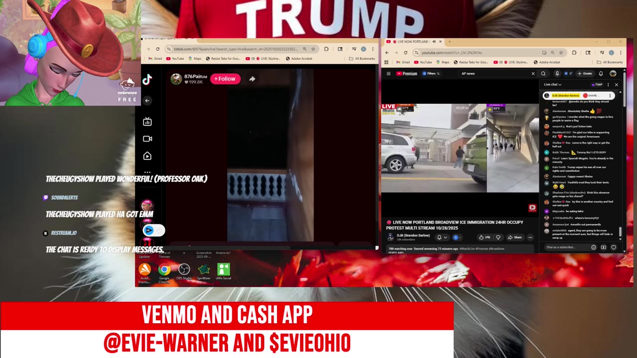 Hurricane Melissa, ICE Protest,