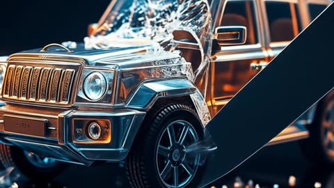 Cutting Glass BMW Bike with Knife — Unreal Cinematic Art! 🔪💎🏍️”