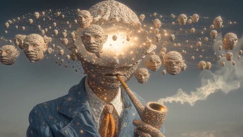 The Universe in a Breath- Surreal AI Art Cosmic Vibes