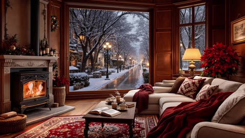 Background Music | Smooth Jazz Instrumental | Christmas Vibe for Work, Study, and Relaxation