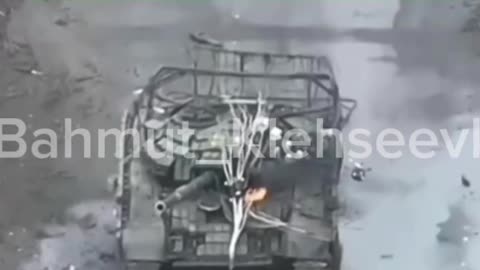 Defeat of a Ukrainian T-72 in Konstantinovka