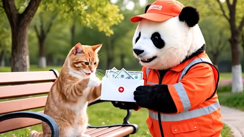 Mama Cat Surprises Kitten with Dream Toy Motorcycle 🐾🐱🏍️ After He Achieves Excellent School Results