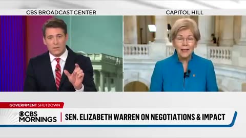 Elizabeth Warren talks divide over health care as shutdown looms