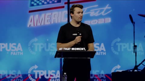 CHARLIE KIRK: "Here I am."