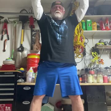 Core Work... Touchdown Side-Squats!