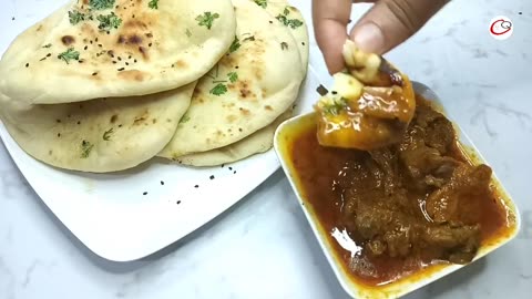 🔥 Soft & Fluffy Tandoori-Style Butter Naan – No Yeast, No Oven, Super Easy Recipe!
