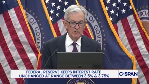 "Today the Federal Open Market Committee decided to leave our policy interest rate unchanged."
