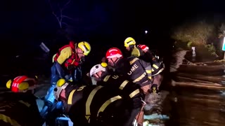 Police rescue people, animals from flooded areas in southern Spain