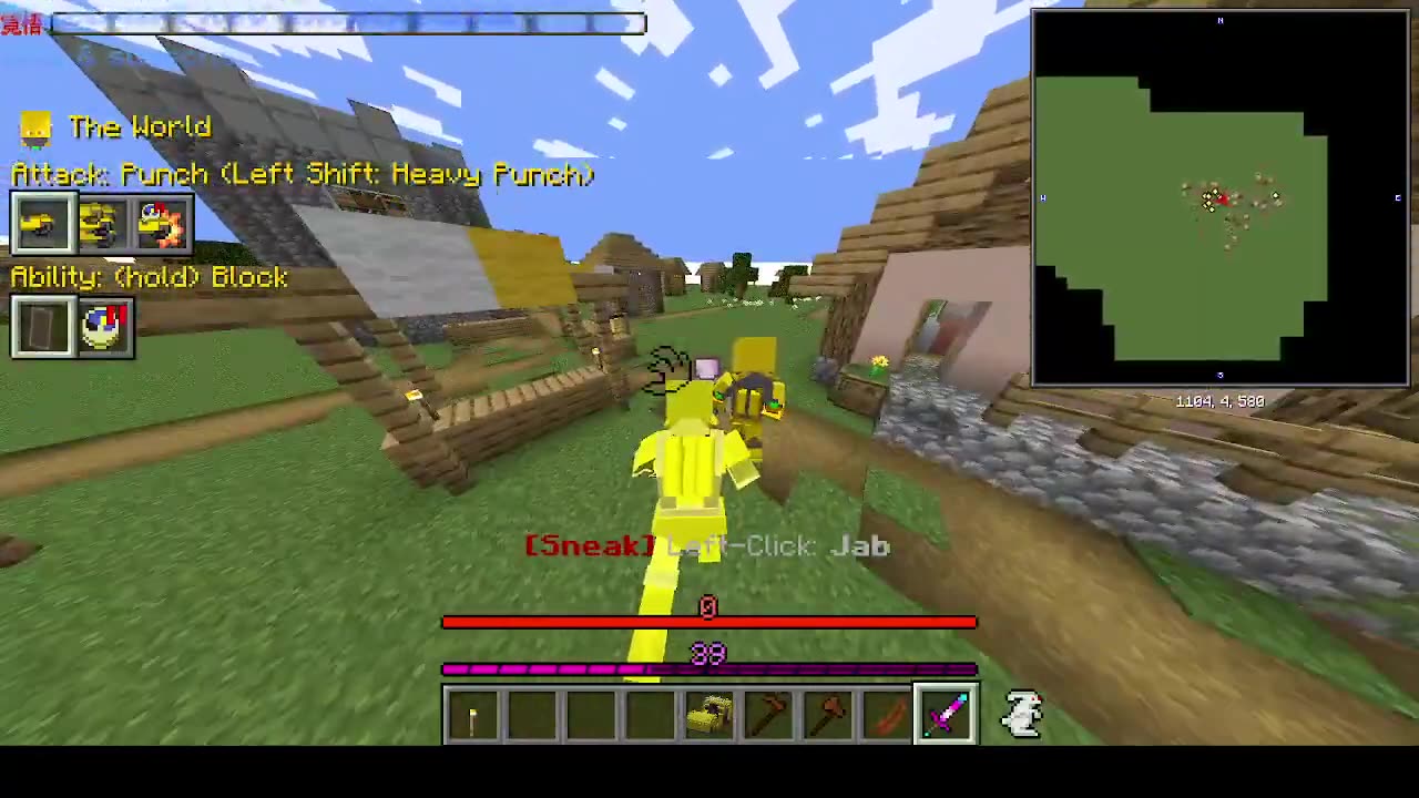 Minecraft Jojo reference