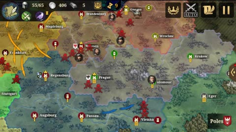 Bohemia attacks Marca Geronis and several kingdoms declare war 945 - 948 in the game European War 7