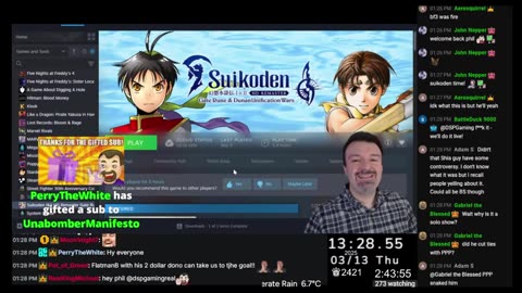 DSP Says He WON'T Snake PPP or Leak DMS Over Wife Jokes in Podcast Before Suikkoden 1! 03 13 25