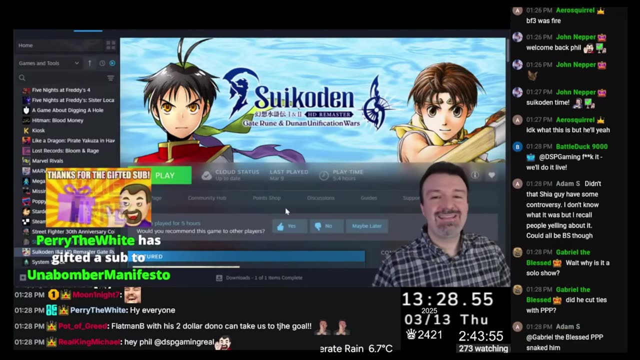 DSP Says He WON'T Snake PPP or Leak DMS Over Wife Jokes in Podcast Before Suikkoden 1! 03 13 25