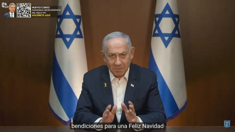 ÚLTIMA HORA | Netanyahu da un discurso de Navidad: "Israel continúa con 7 frentes abiertos"