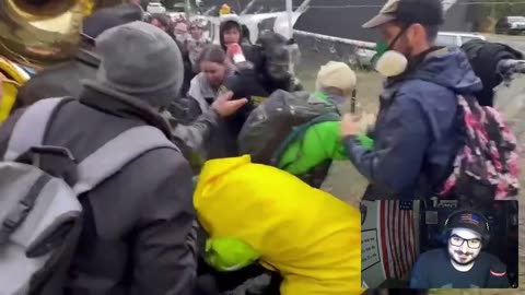 Protesters Getting Served In Portland Near ICE Facility