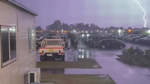 October Lighting Storm In Queensland