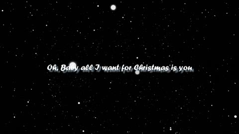 Mariah Carey | All I Want for Christmas Is You (lyrics)