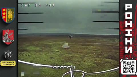 In the Zaporizhzhia direction, the Ronin BBS destroyed an enemy ground drone with a machine gun