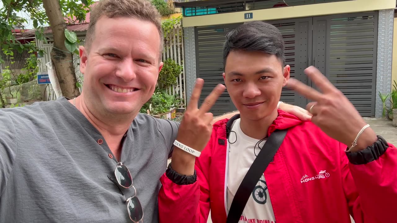 Breakfast at Hong Hao Hostel in Ha Giang, Vietnam