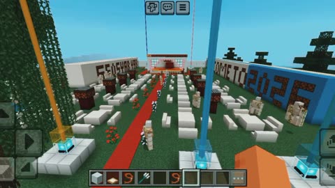 New year decoration start in Minecraft