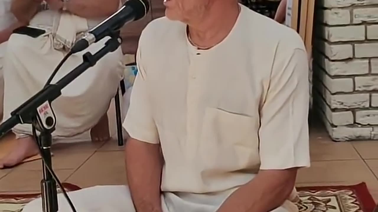 Temple kirtan at Iskcon Moscow, Russia August 2025