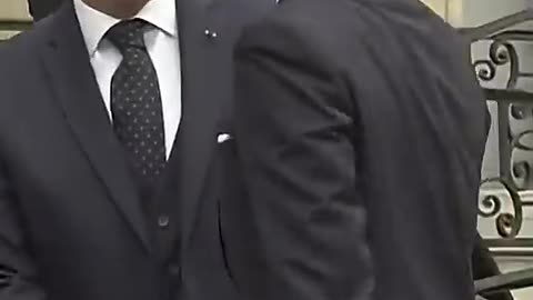 Emmanuel Macron welcomes