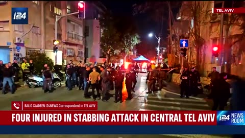 4 Wounded in Tel Aviv stabbing - Assailant Killed