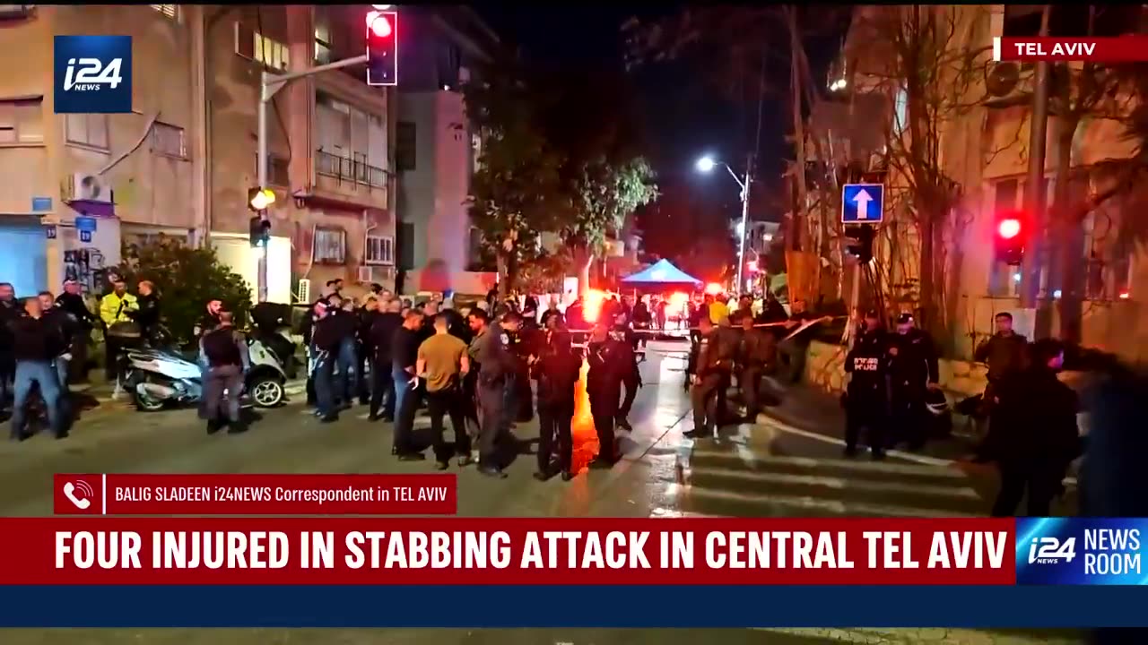 4 Wounded in Tel Aviv stabbing - Assailant Killed