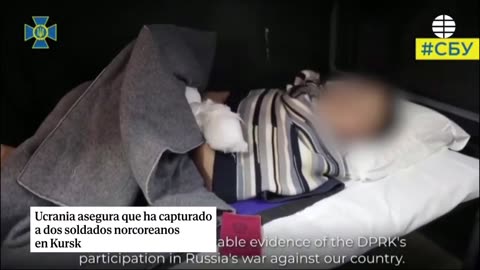 El vídeo de dos supuestos soldados norcoreanos que Ucrania dice haber capturado en Kursk