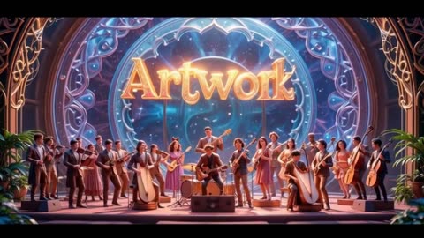 Living Galaxy Spinning Endlessly