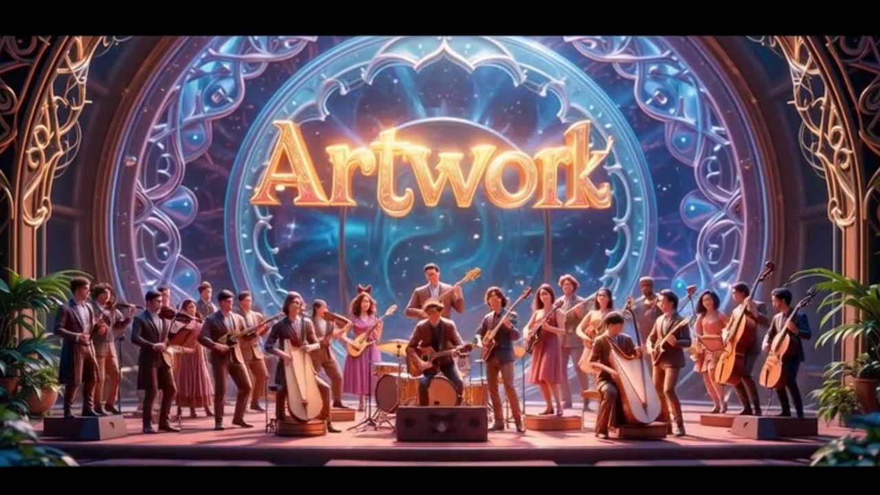 Living Galaxy Spinning Endlessly