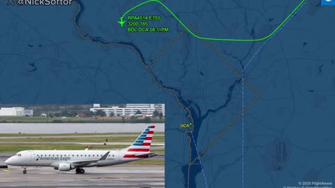 ANOTHER American flight had to abort landing