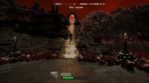Die to Survive - First glimpse at a new hell themed level (WIP)
