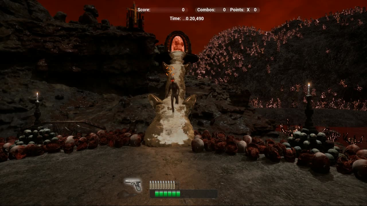 Die to Survive - First glimpse at a new hell themed level (WIP)